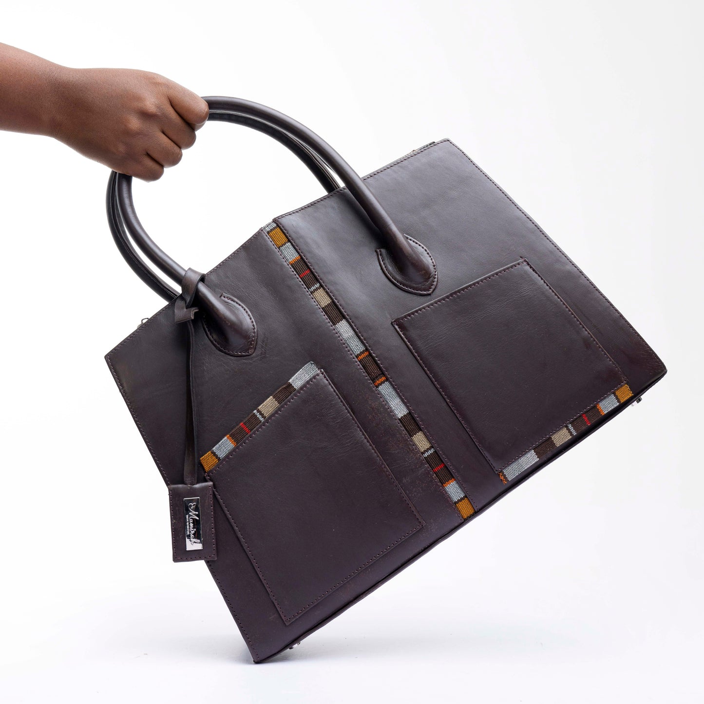 Munirah - Nahla Handbag, Brown